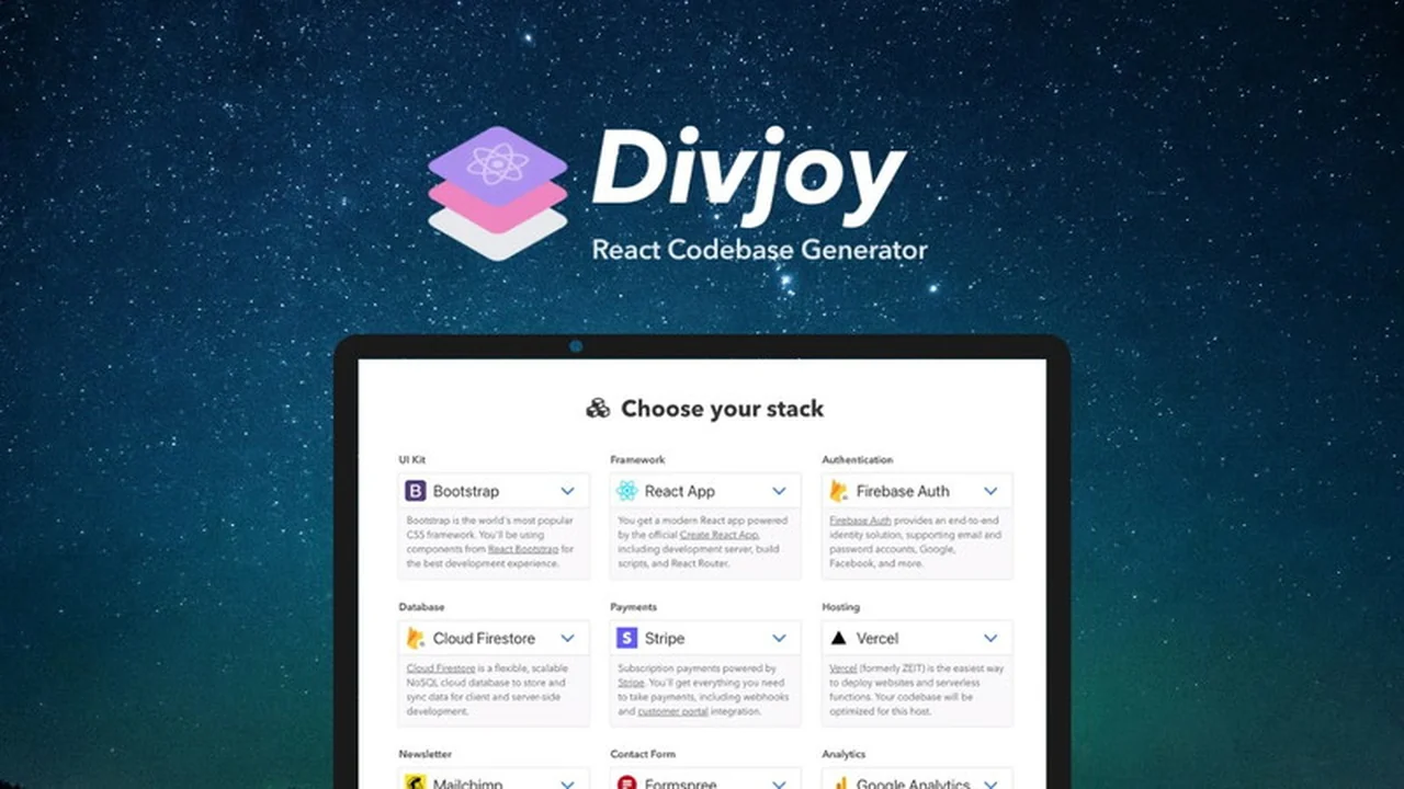 Divjoy | AppSumo: Accelerate Your React Development