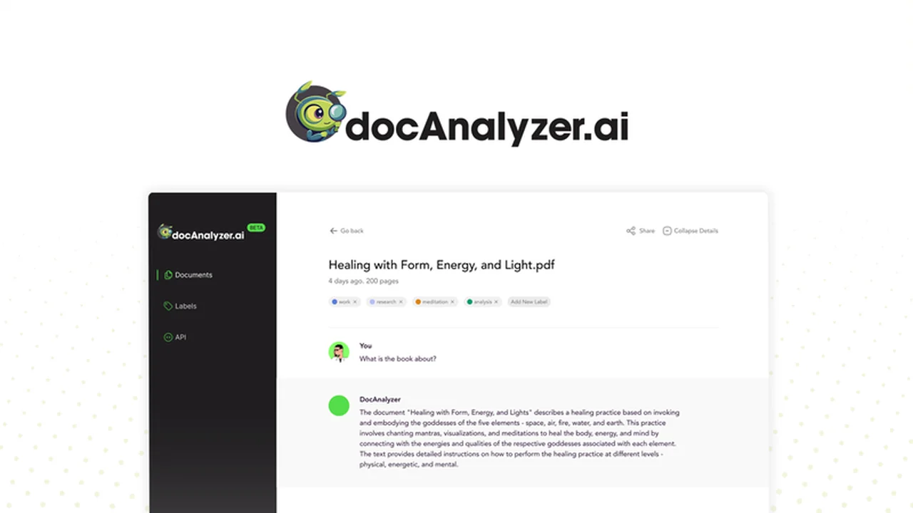 docAnalyzer.ai Review: Transform PDFs into Interactive AI Chats