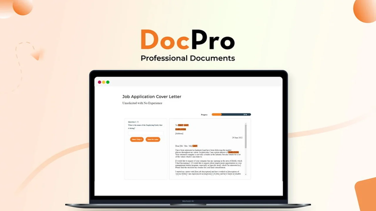 DocPro | AppSumo: Streamline Your Legal Document Creation