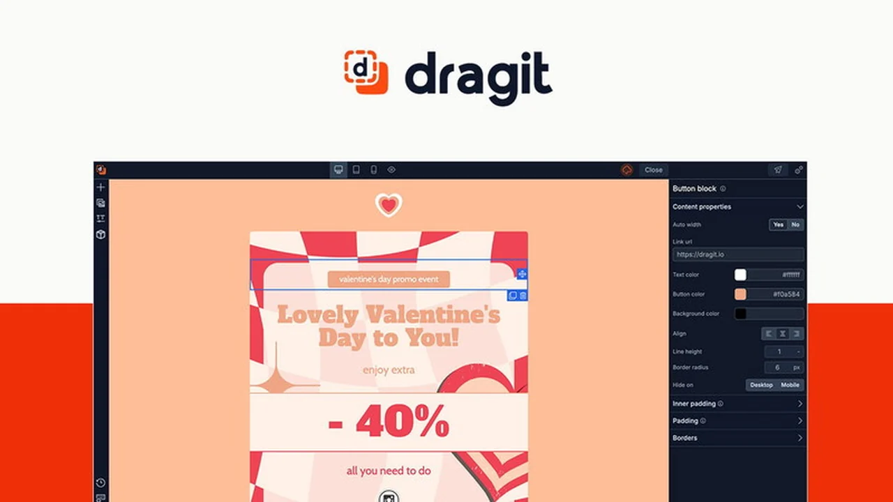 Dragit | AppSumo: Build Stunning Emails & Webpages Without Code