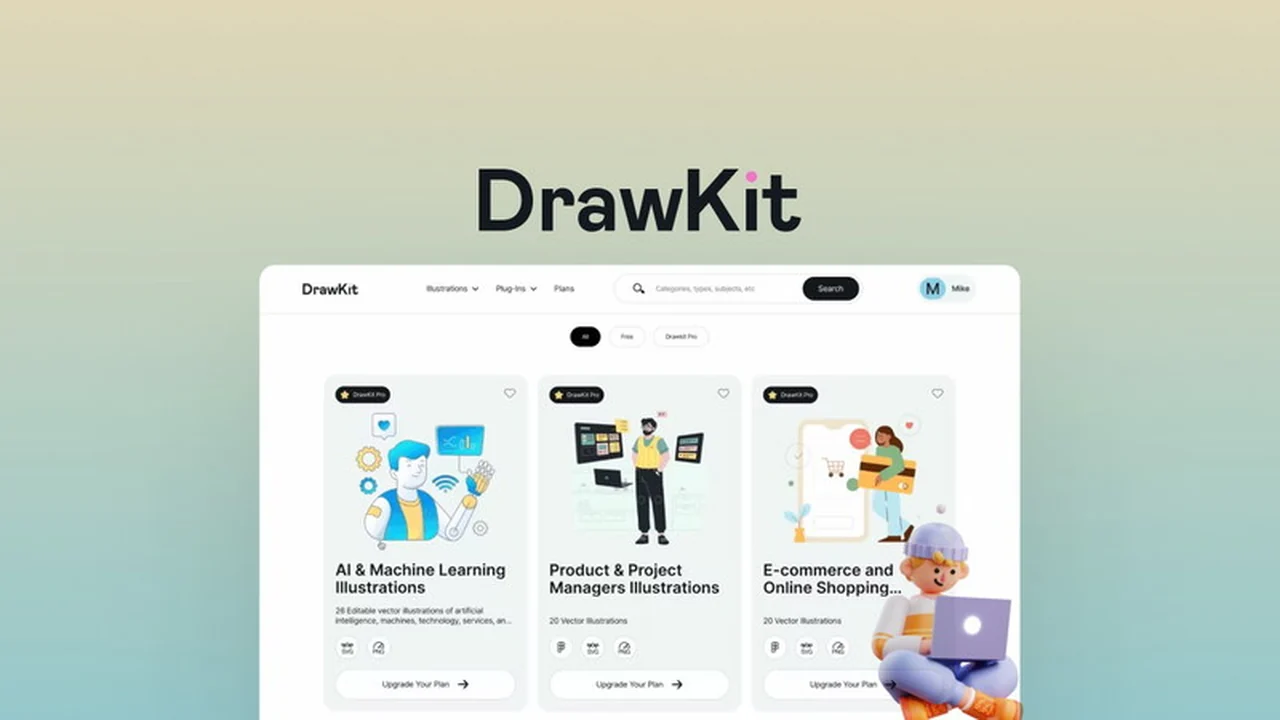 DrawKit | AppSumo: Elevate Your Creative Projects with Hand-Drawn Assets