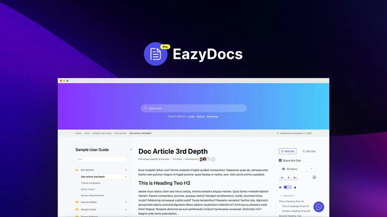 EazyDocs | AppSumo Review: Streamline Your Documentation Effortlessly