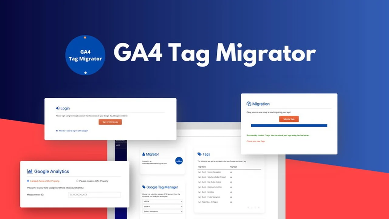 Effortlessly Migrate to GA4 with GA4 Tag Migrator | AppSumo
