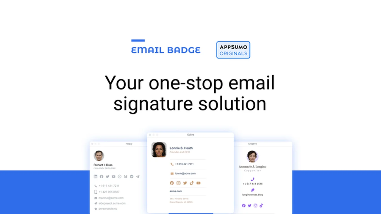 EmailBadge Review: Craft Stunning Email Signatures and Drive Business Growth
