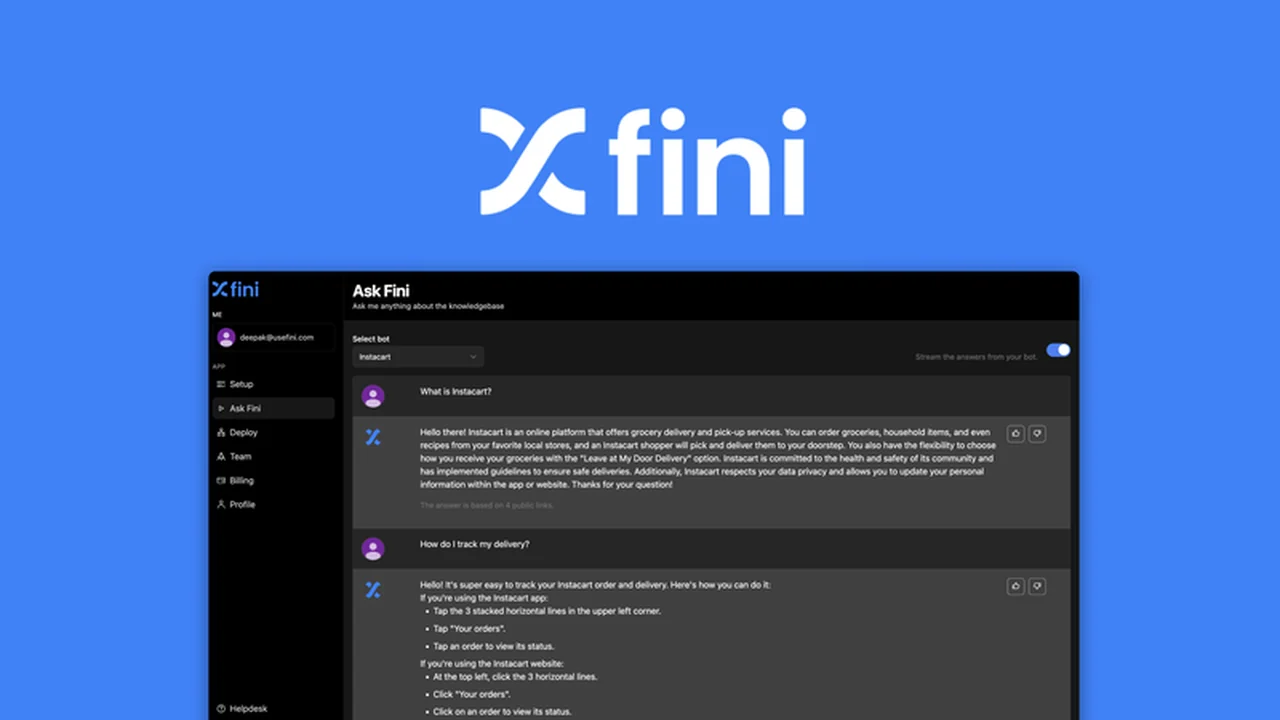 Fini AI - Automate customer support with AI: An In-Depth Review