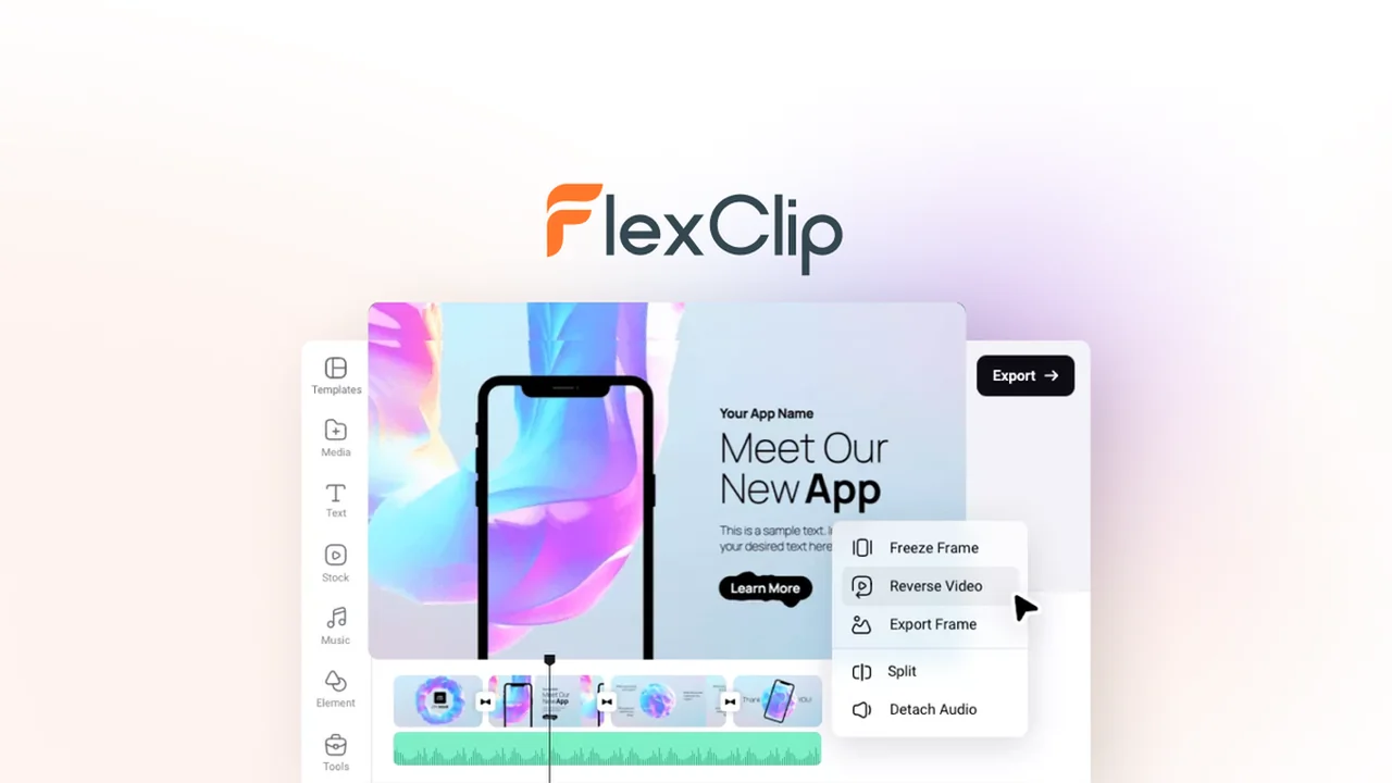FlexClip – AI Video Editor for Any Project | AppSumo Review