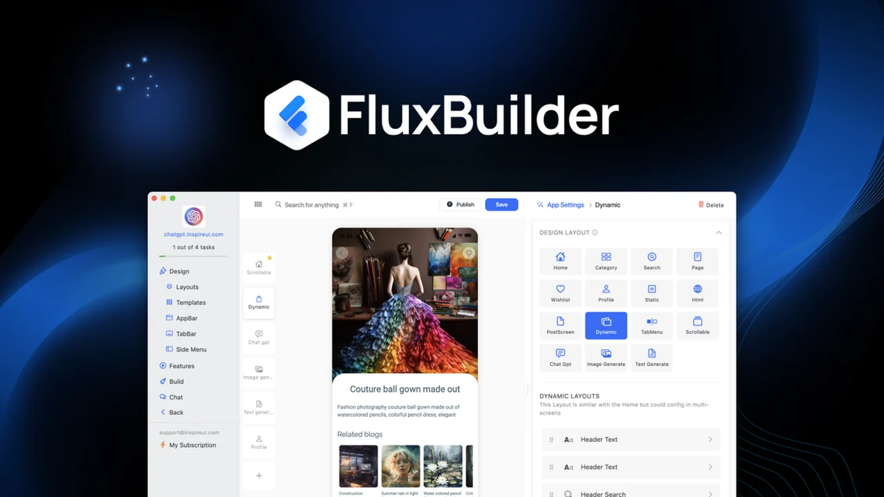 FluxBuilder: Transform Your Website into a Mobile App - No Code Required