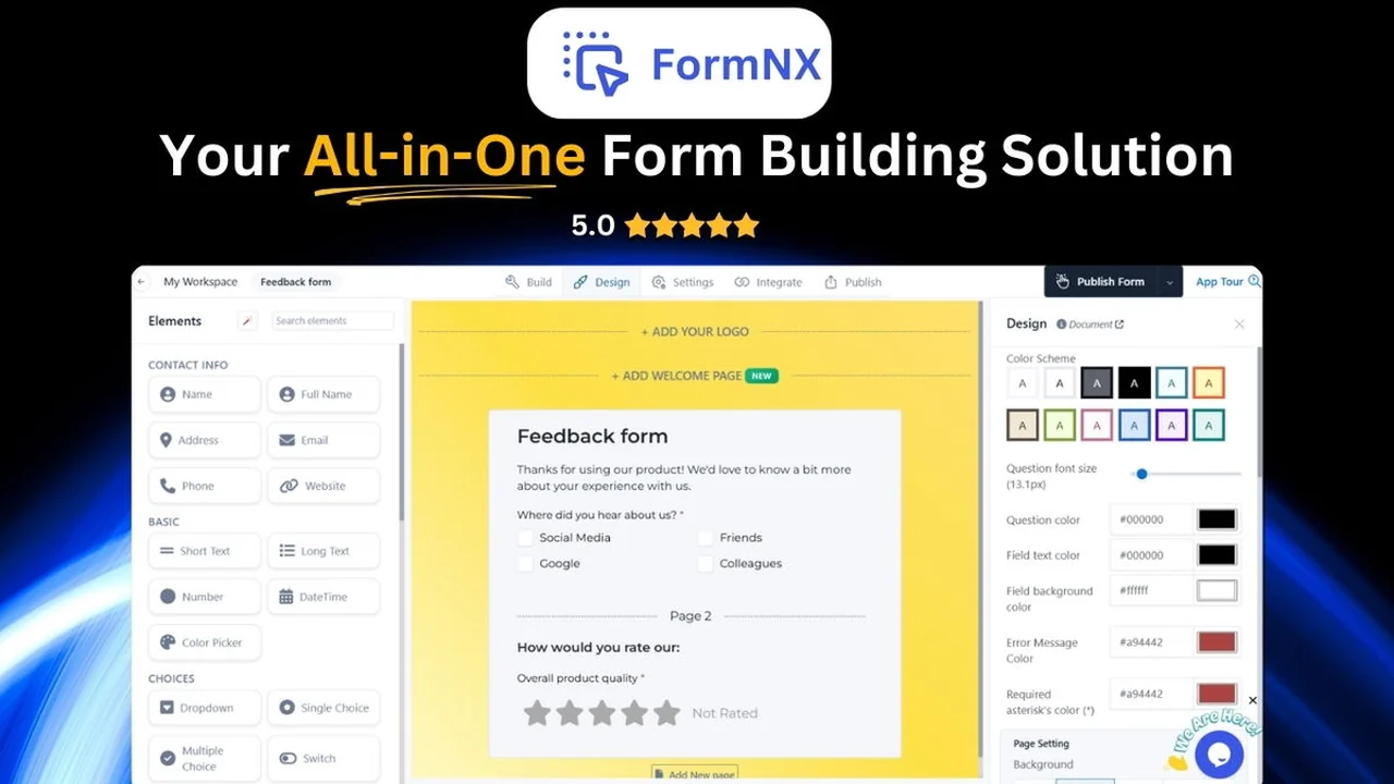 FormNX | AppSumo Review: Effortless No-Code Form Building