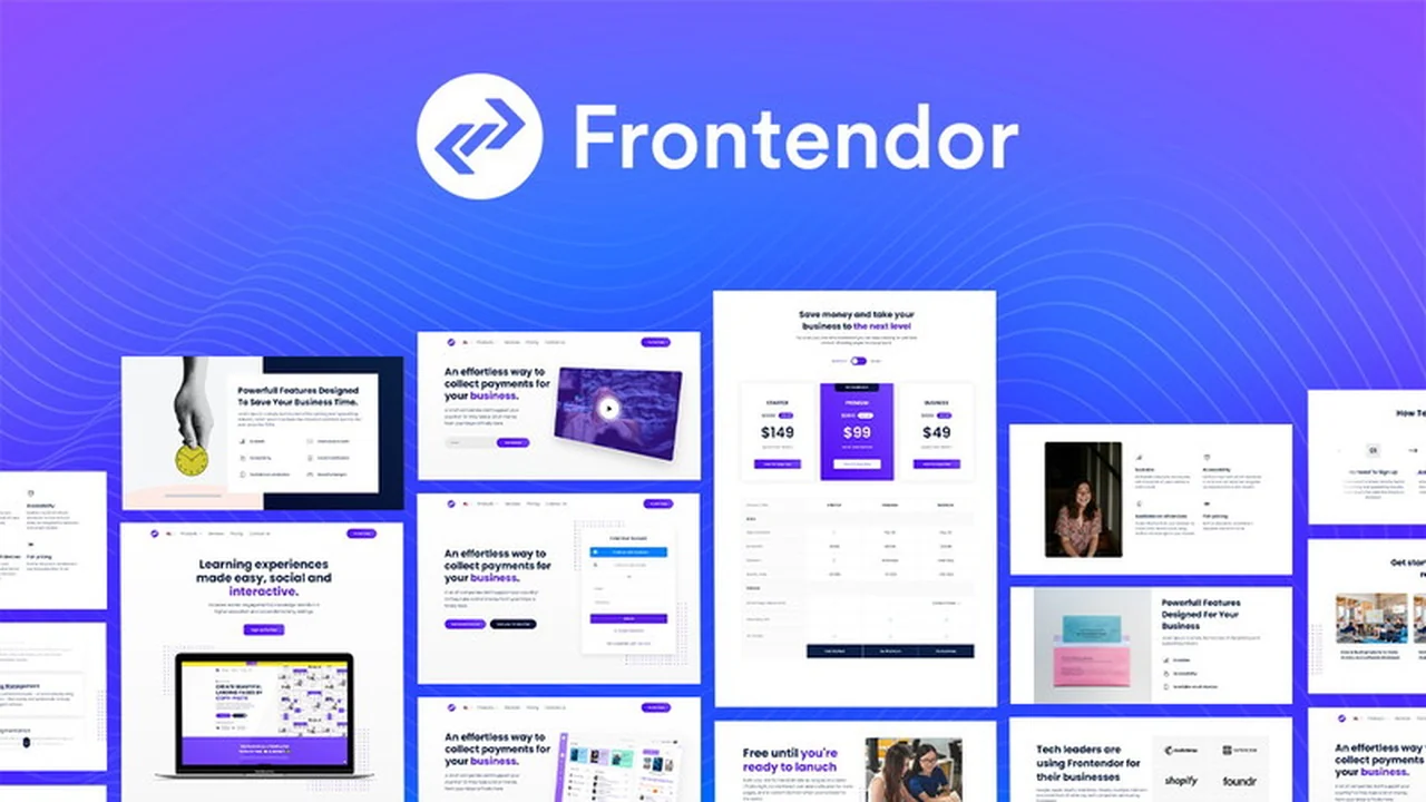 Frontendor | AppSumo: Streamline Your Landing Page Creation