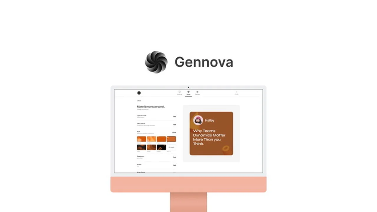 Gennova | AppSumo: Effortless Social Media Content Creation