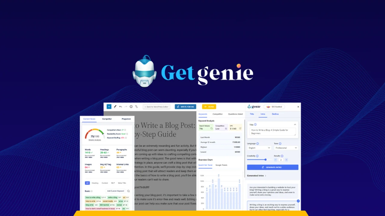 GetGenie - Optimize WordPress Content Effortlessly