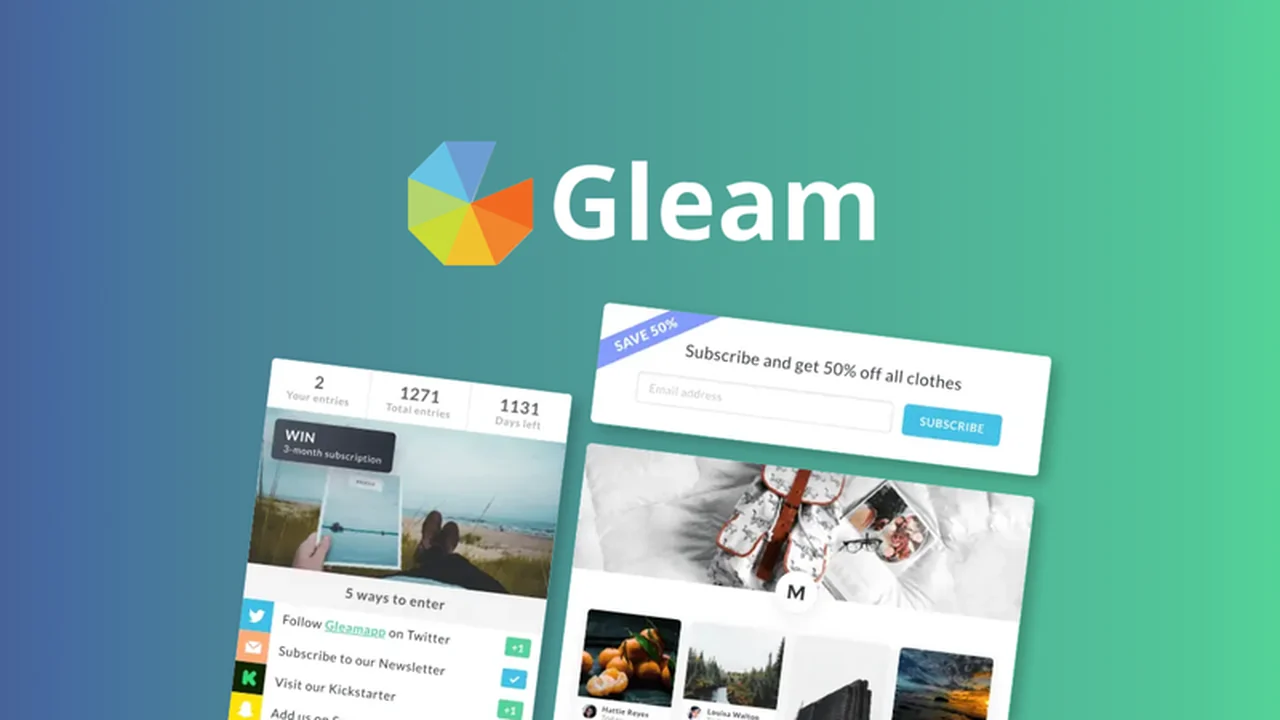 Gleam – The All-in-One Marketing App Suite for Business Growth