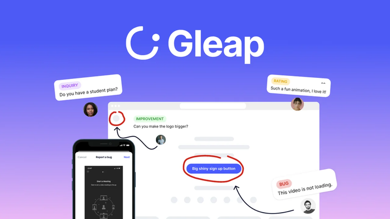 Gleap: Streamline Bug Reporting with Visual Feedback