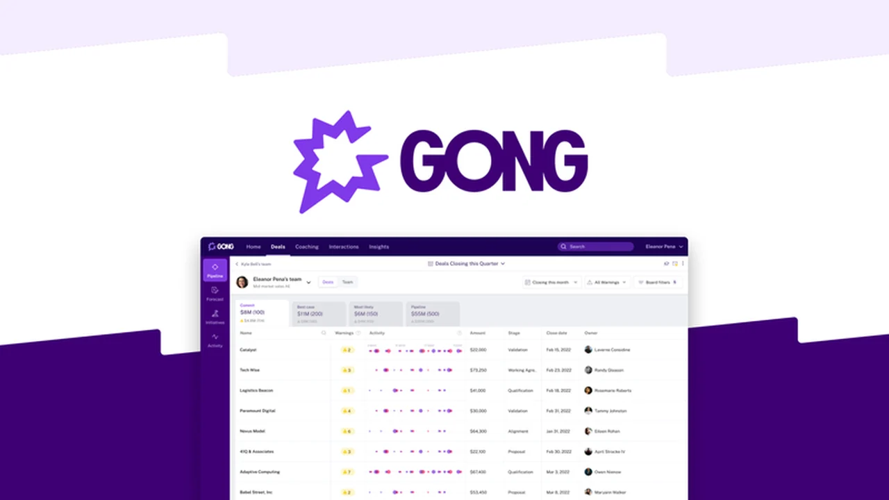 Gong – Close More Sales with Customer Insights | AppSumo Review
