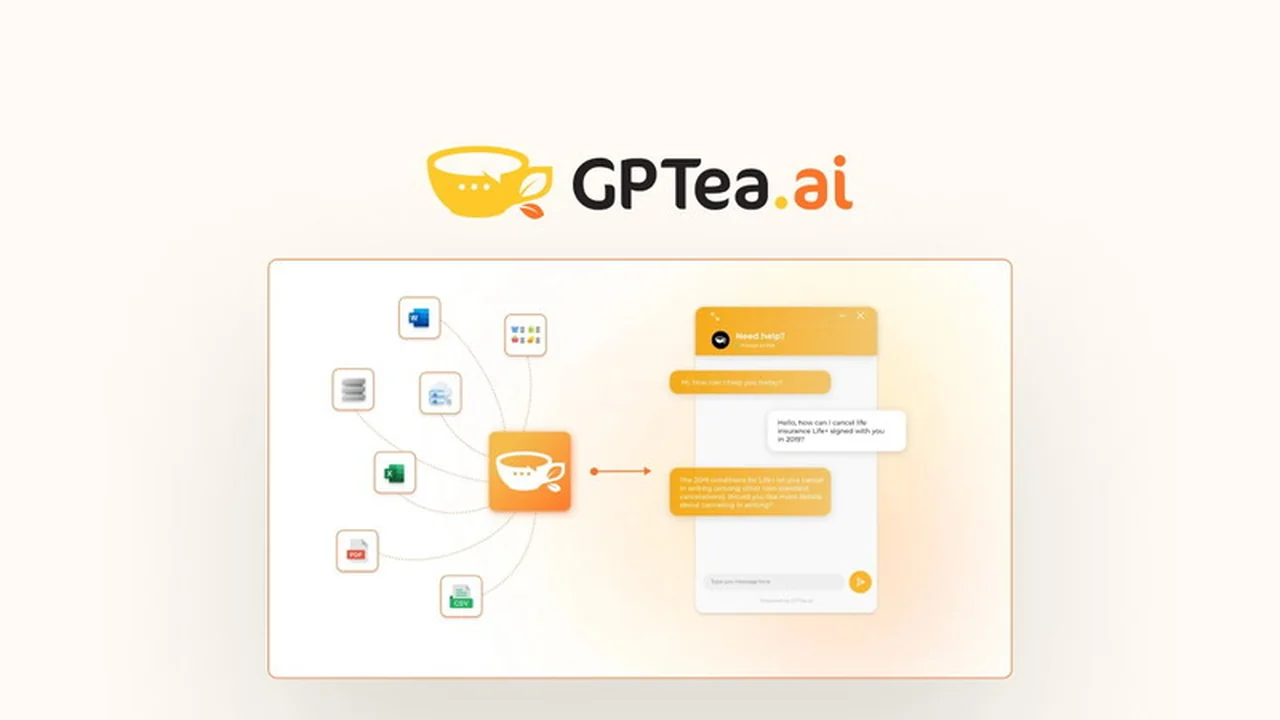 GPTea.AI | AppSumo: Custom ChatGPT Chatbots and Workflow Automation