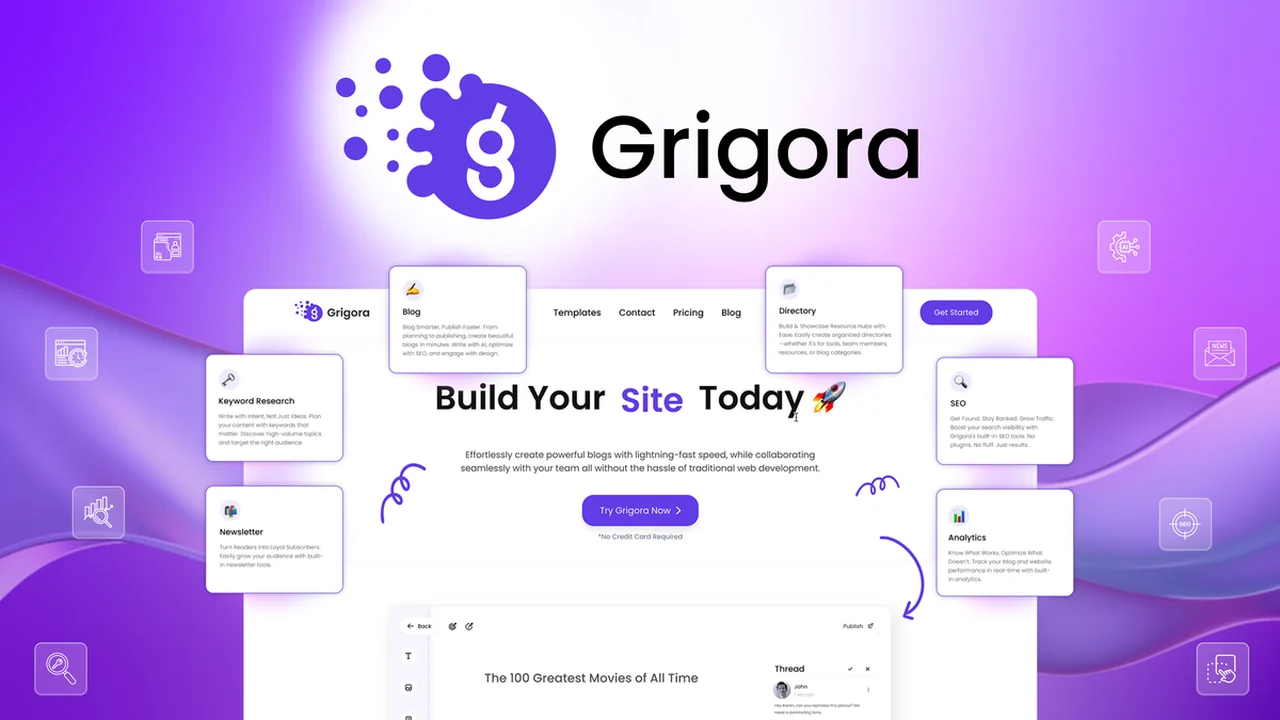 Grigora Review: Build SEO-Optimized Websites Effortlessly