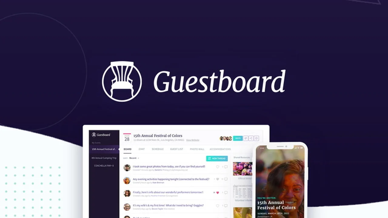 Guestboard - Curate Memorable Events On The Go