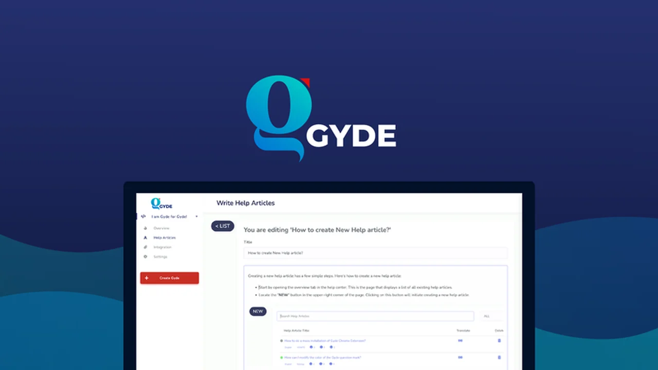 Gyde: Streamline User Support with Multilingual In-App Help Centers