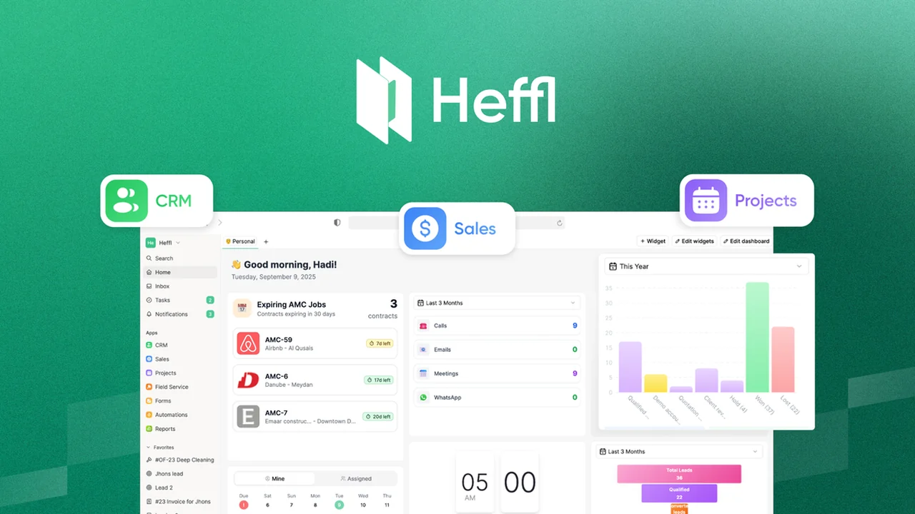 Heffl - Run Your Whole Business on One Platform | AppSumo Review