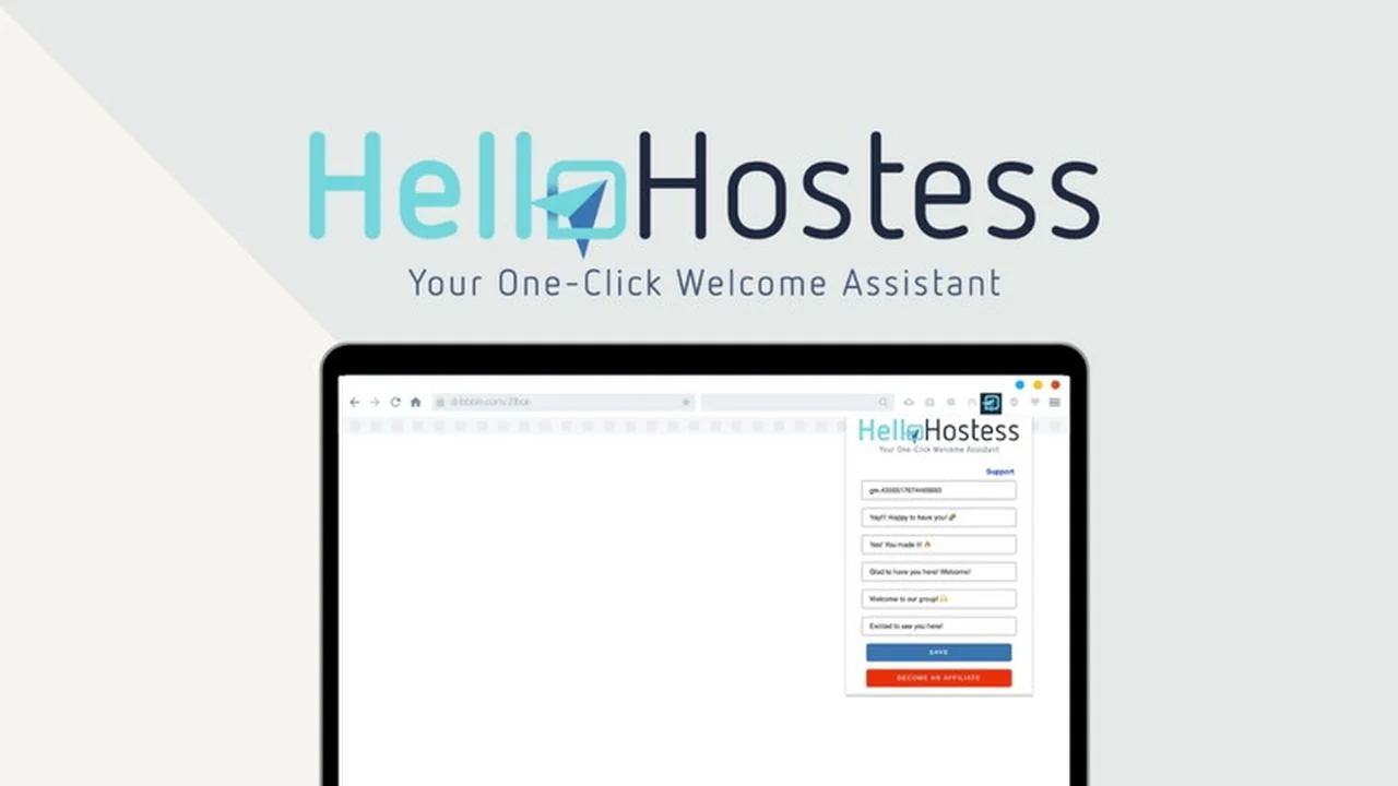 HelloHostess | AppSumo: Streamline Your Facebook Group Welcomes
