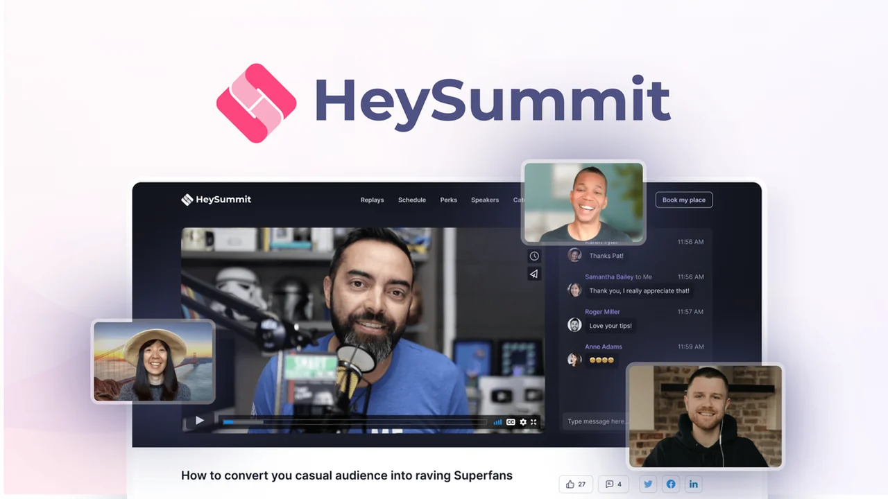 HeySummit: Effortless Virtual Event Creation & Monetization