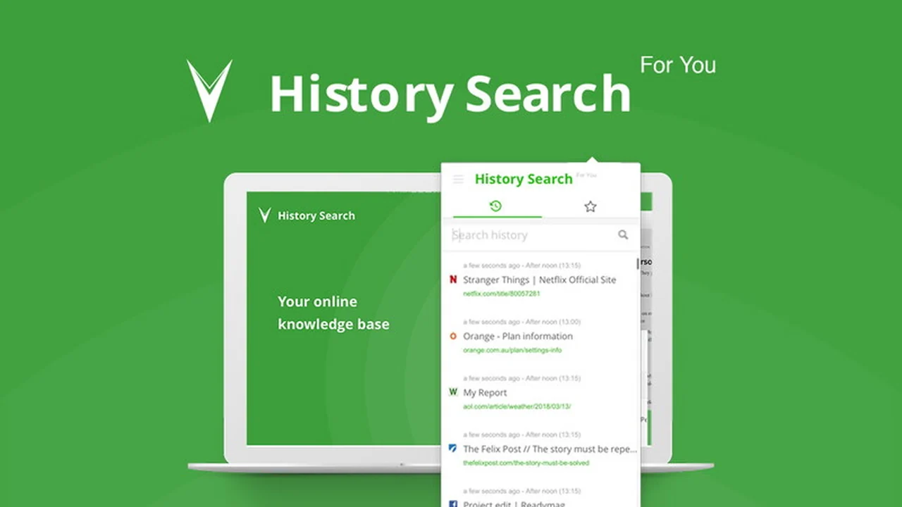 History Search - Find Webpages and Docs Instantly
