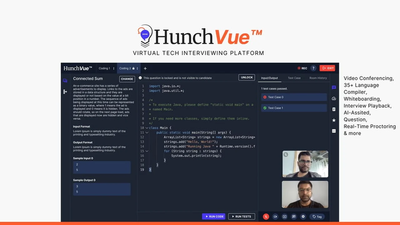 HunchVue Review: Streamline Your Tech Hiring