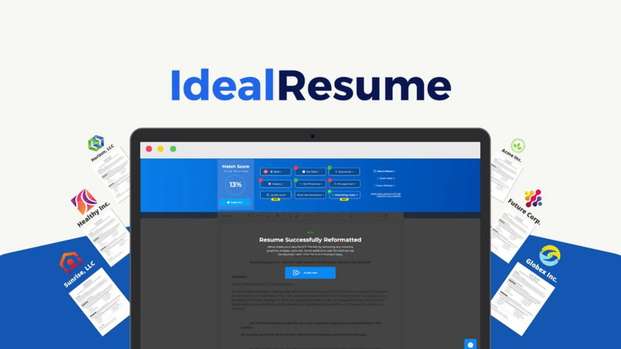 Ideal Resume | AppSumo: Optimize Your Job Application Strategy