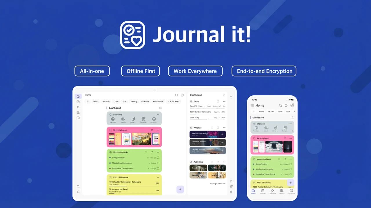 Journal it! AppSumo: Revolutionize Your Life Organization