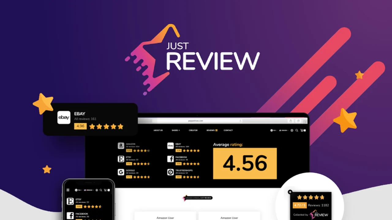 JustReview - Plus Exclusive: Streamline Your Social Proof Collection and Display