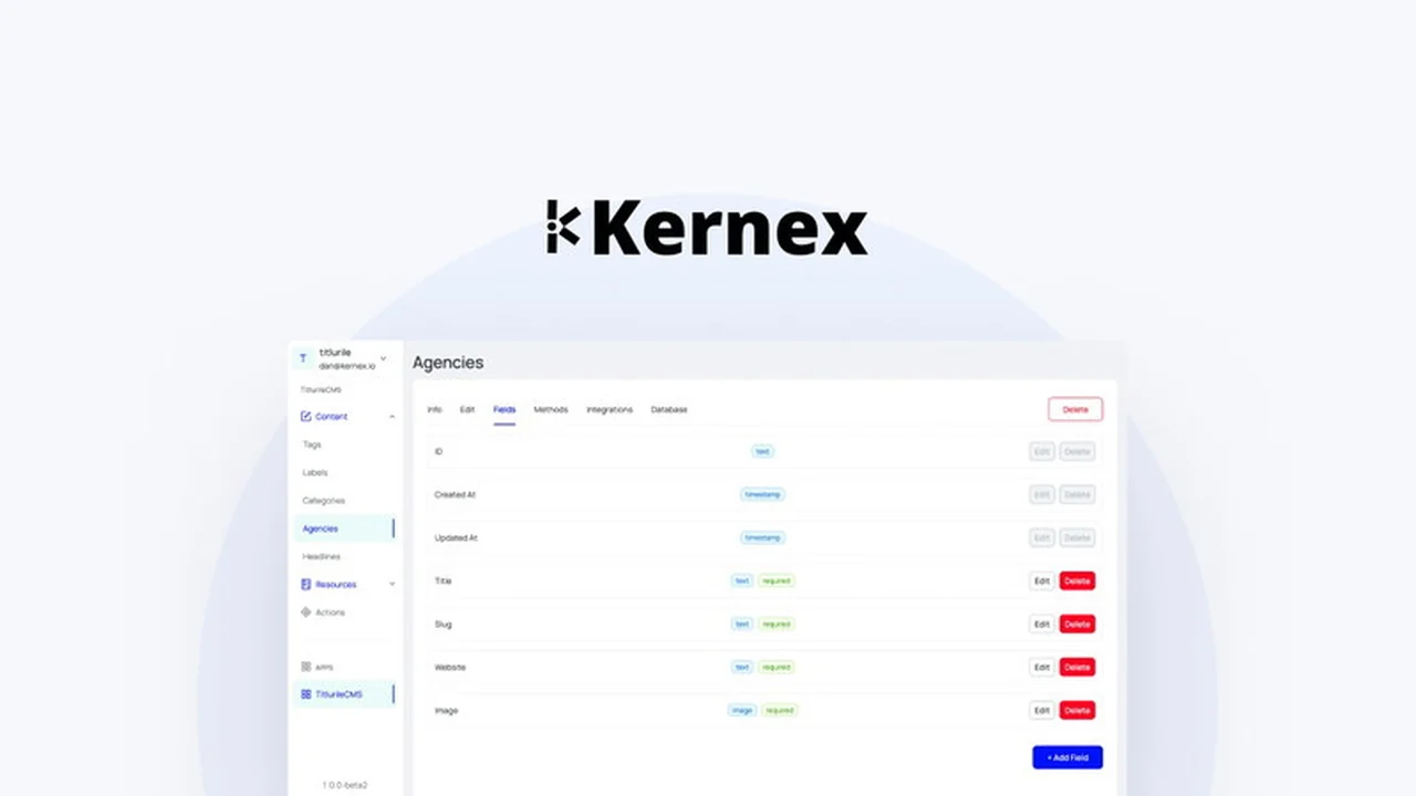 Kernex: Streamline Your Marketing Website with a Powerful Headless CMS