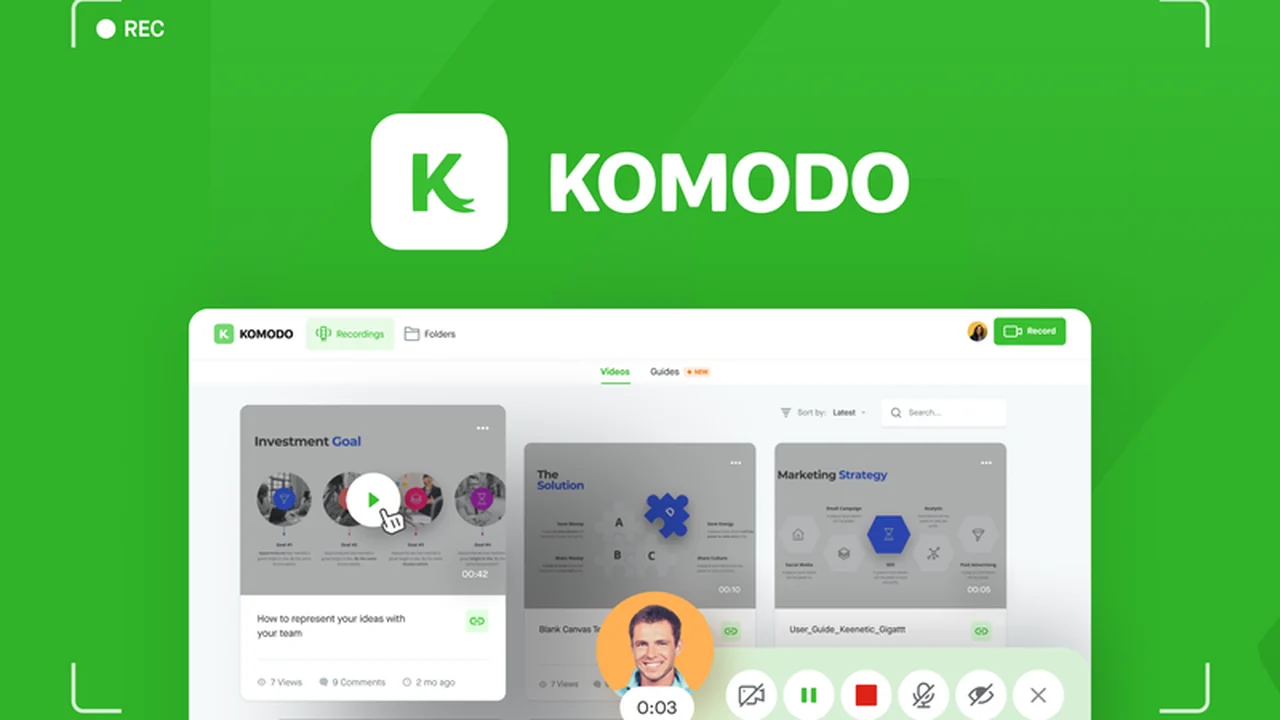Komodo Decks - Simplify Screen Recording and Video Sharing