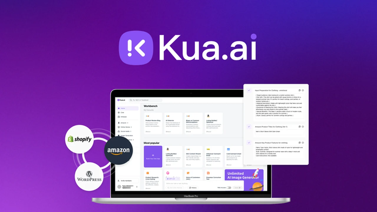 Kua.ai - Create Ecommerce Content with AI Tools