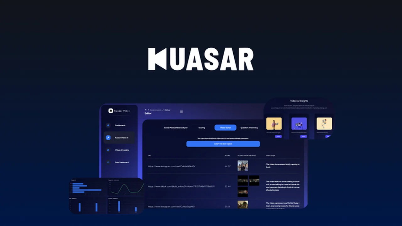 Kuasar Video - AI-Powered Social Media Video Analysis
