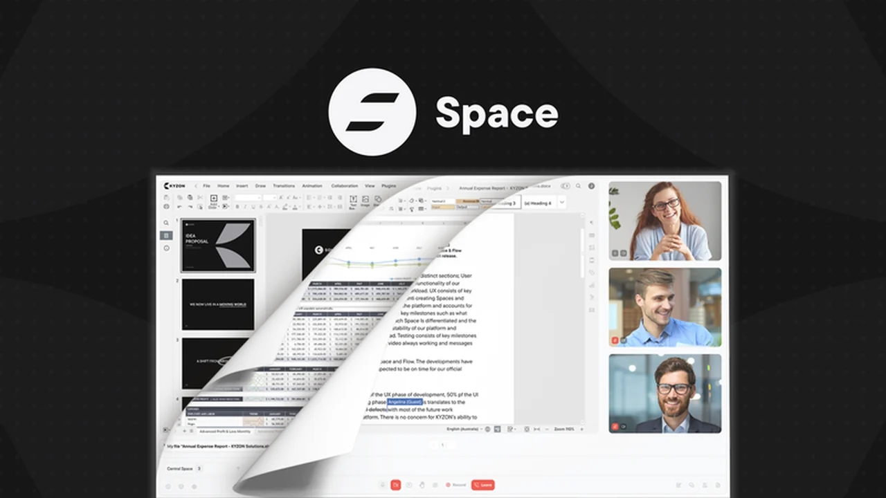 KYZON Space Review: Streamline Collaboration During Video Calls