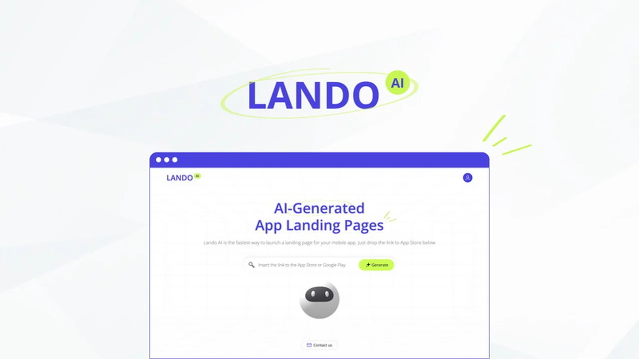 Lando AI Review: Effortless Mobile App Landing Pages