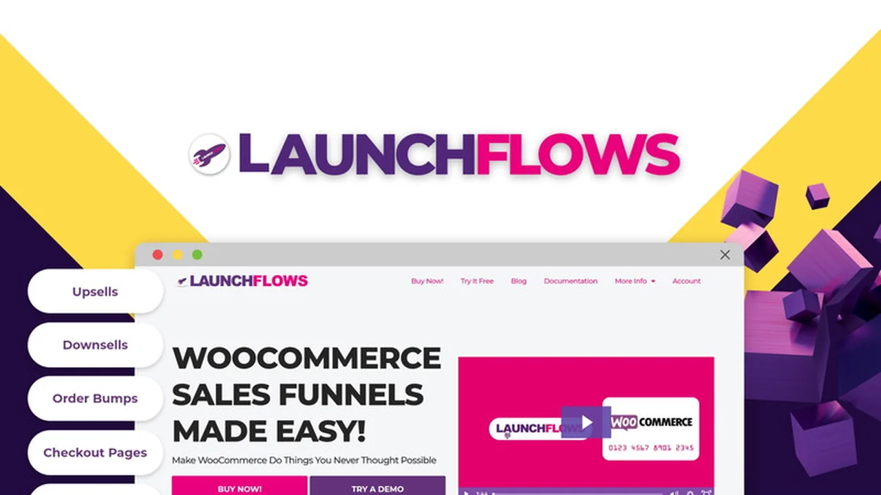 LaunchFlows: Create Powerful WooCommerce Sales Funnels