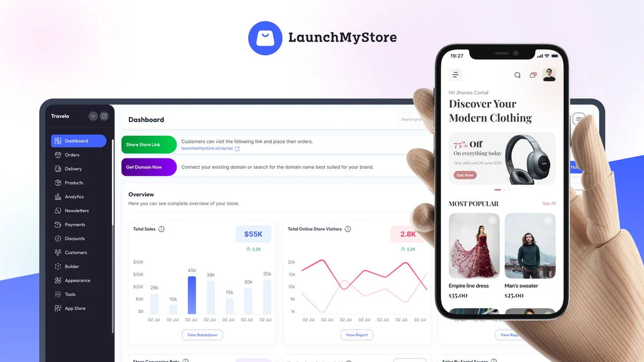 LaunchMyStore™ | AppSumo Review: Build Your E-commerce Dream