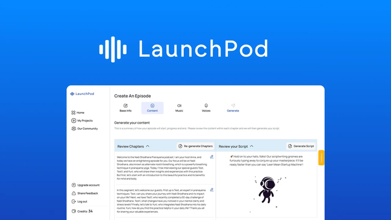 LaunchPod AI - Expand Brand Content with AI Voices