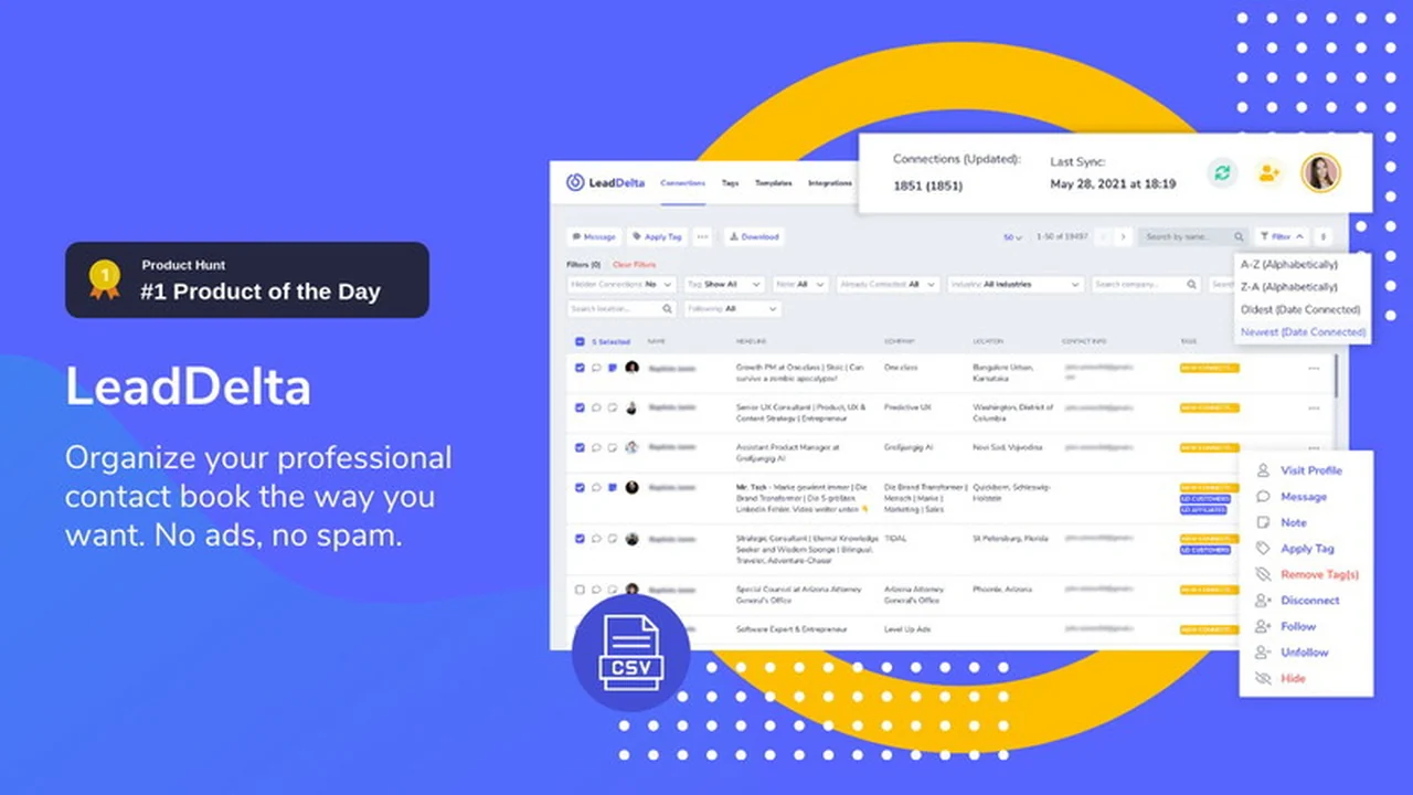 LeadDelta – Plus Exclusive | AppSumo Review: Master Your LinkedIn Network
