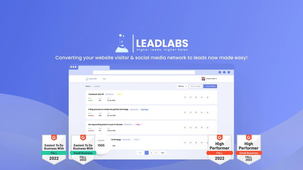 LeadLabs - Simplifying CRO for SMBs Review: Boost Your Lead Generation
