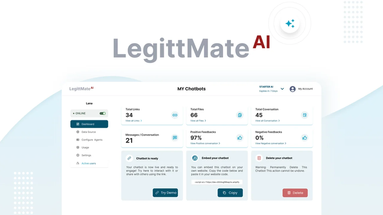 LegittMate AI - Turn Site Visitors into Leads 24/7 Review