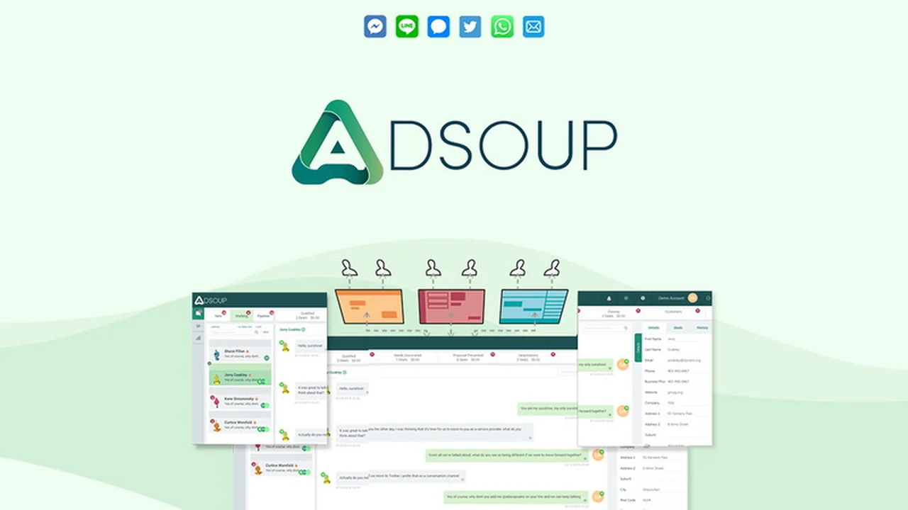 Lifetime Access to Adsoup | AppSumo Review: Consolidate Your Customer Communication