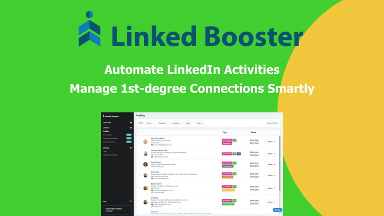Linked Booster | AppSumo: Revolutionize Your LinkedIn Network Management