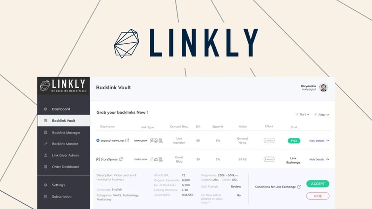 Linkly – Link Building Network Review: Effortless SEO Enhancement