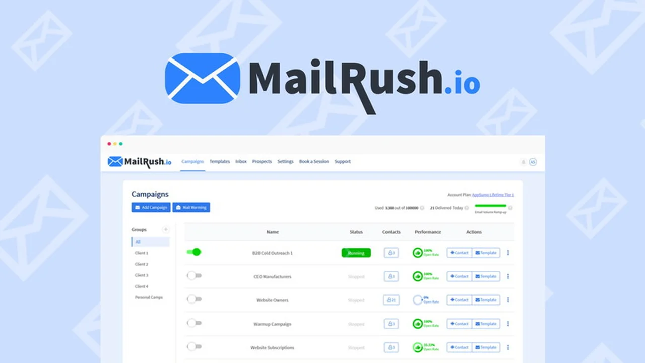 MailRush - Streamline Your Email Outreach Campaigns