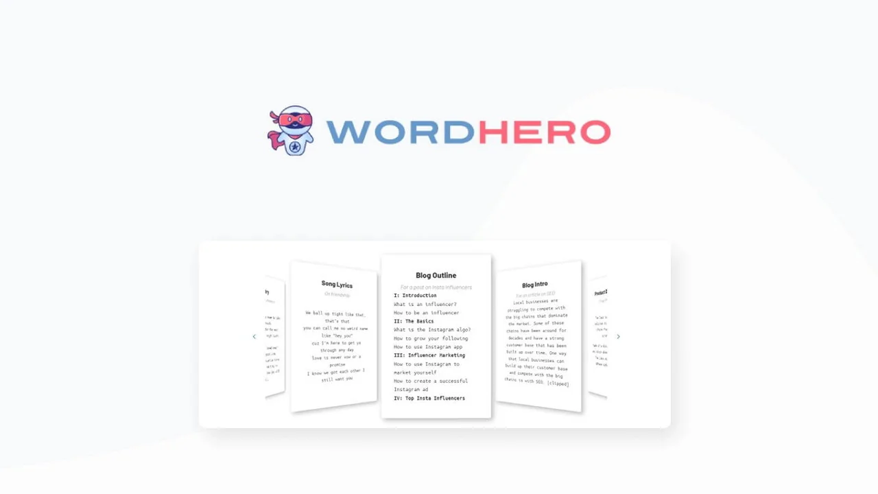 Master Your Content Creation with WordHero - AI Content Writer | AppSumo