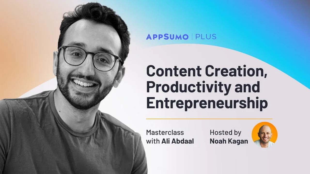 Mastering Content Creation, Productivity, and Entrepreneurship with Ali Abdaal on AppSumo