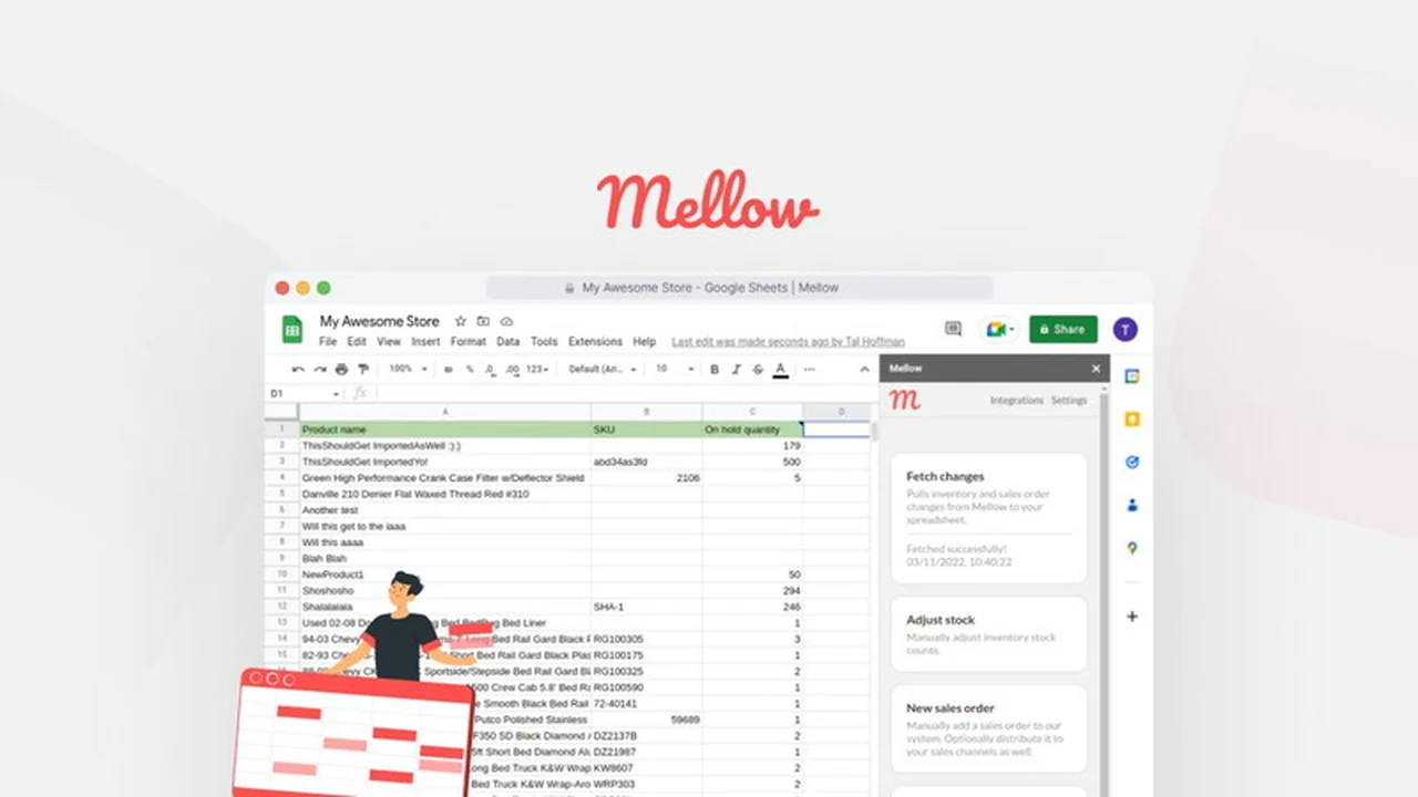 Mellow | AppSumo: Streamline eCommerce with Google Sheets