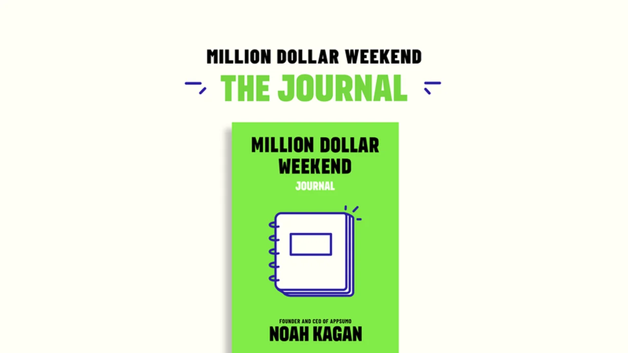 Million Dollar Weekend: The Journal - Your Blueprint for Entrepreneurial Success